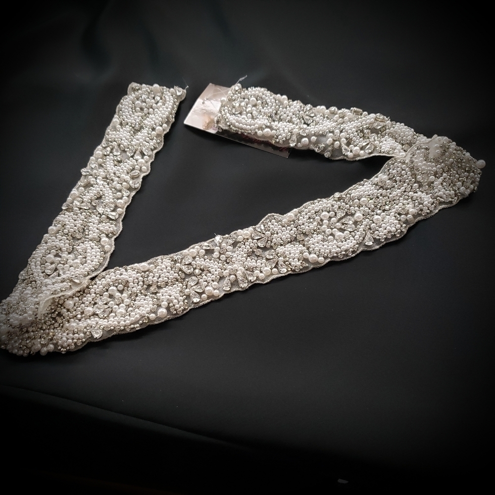 Bridal Wedding Dress Rhinestone Belt